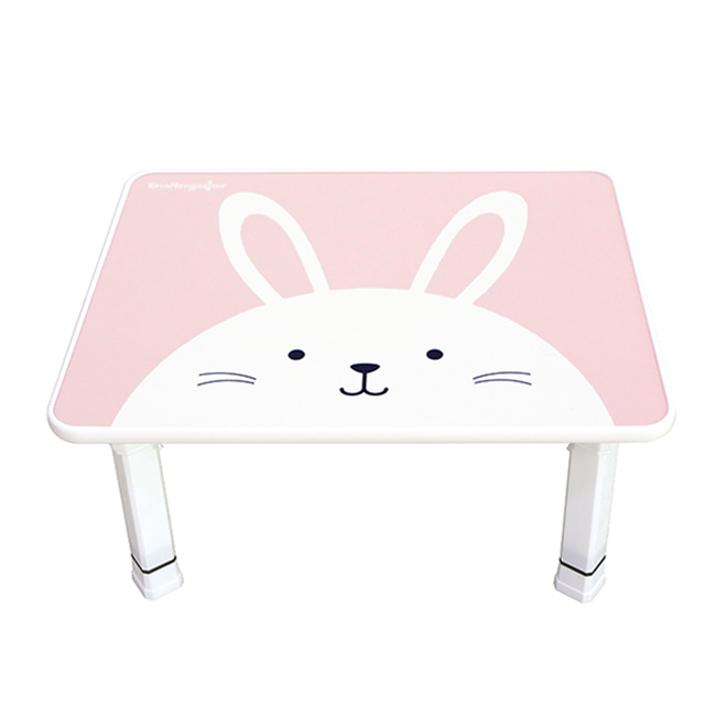 뒹굴러 블랑코 테이블 _ 토끼 높이조절 유아책상 테이블